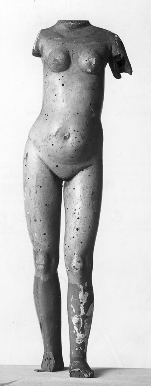 figura femminile nuda (manichino) - manifattura italiana (sec. XVIII)