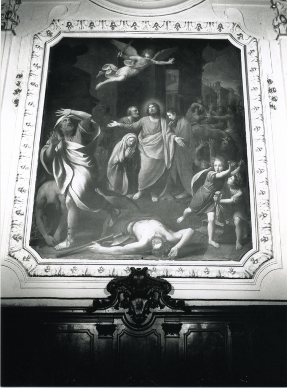 San Celso riporta la vittoria suoi sacerdoti pagani (dipinto) di Caccianiga Francesco (sec. XVIII)