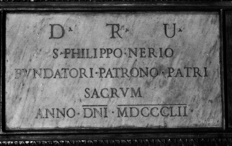 lapide celebrativa - ambito romano (sec. XIX)