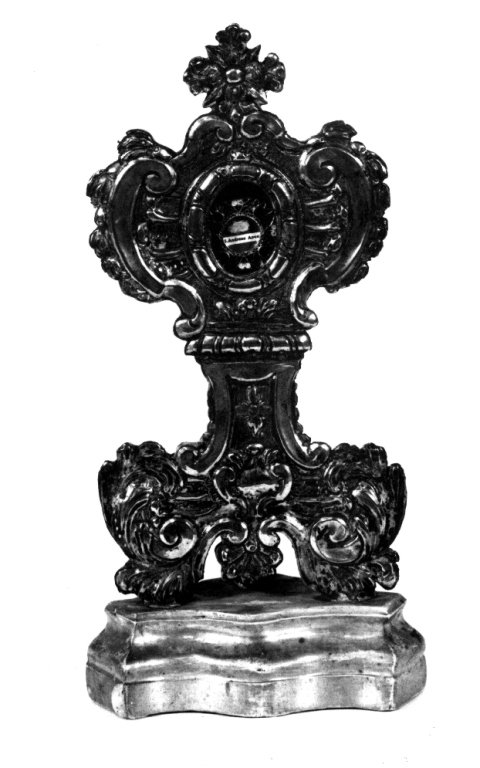 reliquiario - a ostensorio - ambito romano (seconda metà sec. XVIII)