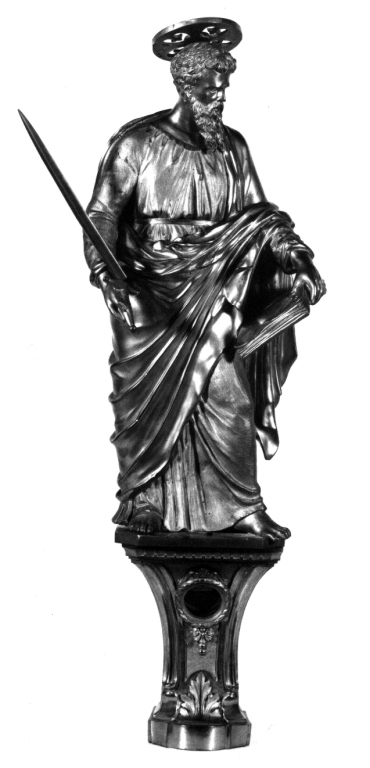 San Paolo (reliquiario - a statua) - ambito romano (fine/inizio secc. XVIII/ XIX)