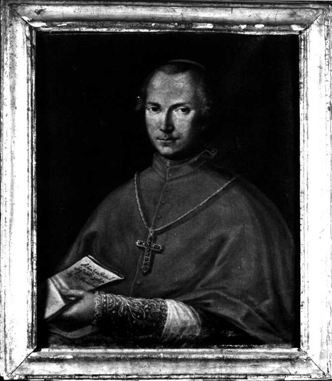 ritratto di ecclesiastico (dipinto) - ambito romano (prima metà sec. XVIII)