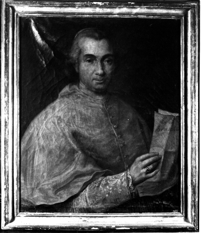 ritratto di ecclesiastico (dipinto) - ambito romano (prima metà sec. XVIII)