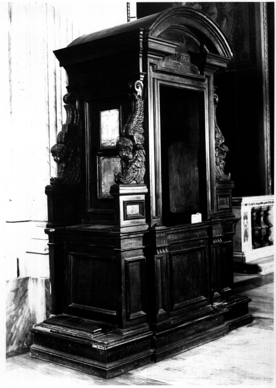 confessionale, serie - ambito romano (fine/inizio secc. XVIII/ XIX)