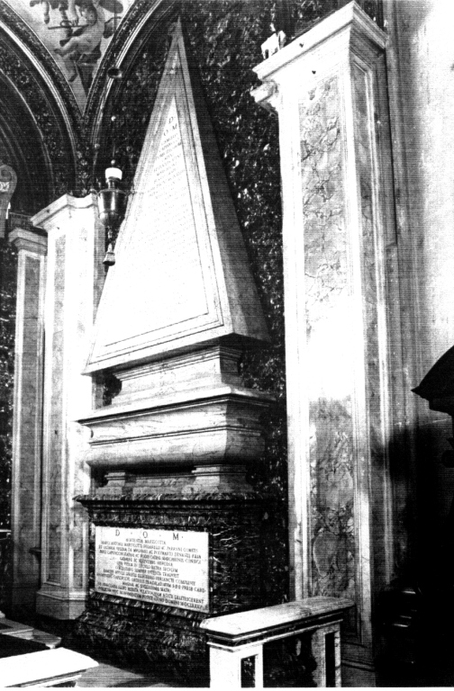 monumento funebre - ambito romano (sec. XVII)