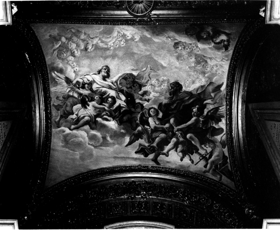San Paolo in gloria (dipinto) di Ricciolini Michelangelo (fine sec. XVII)