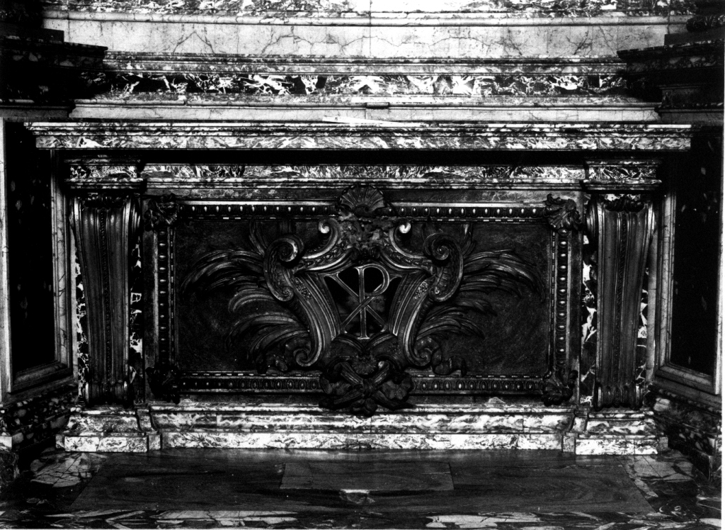monogramma cristologico (altare) di Cipriani Sebastiano (inizio sec. XVIII)