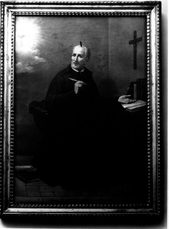 ritratto di ecclesiastico (dipinto) di Francisi Guido (sec. XIX)