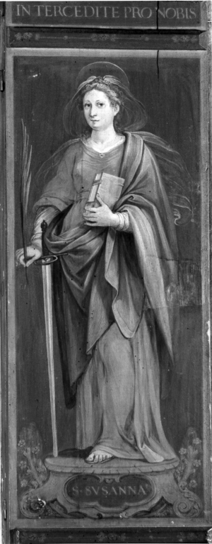 Santa Susanna (dipinto) di Nogari Paris detto Paris Romano (attribuito) (fine sec. XVI)