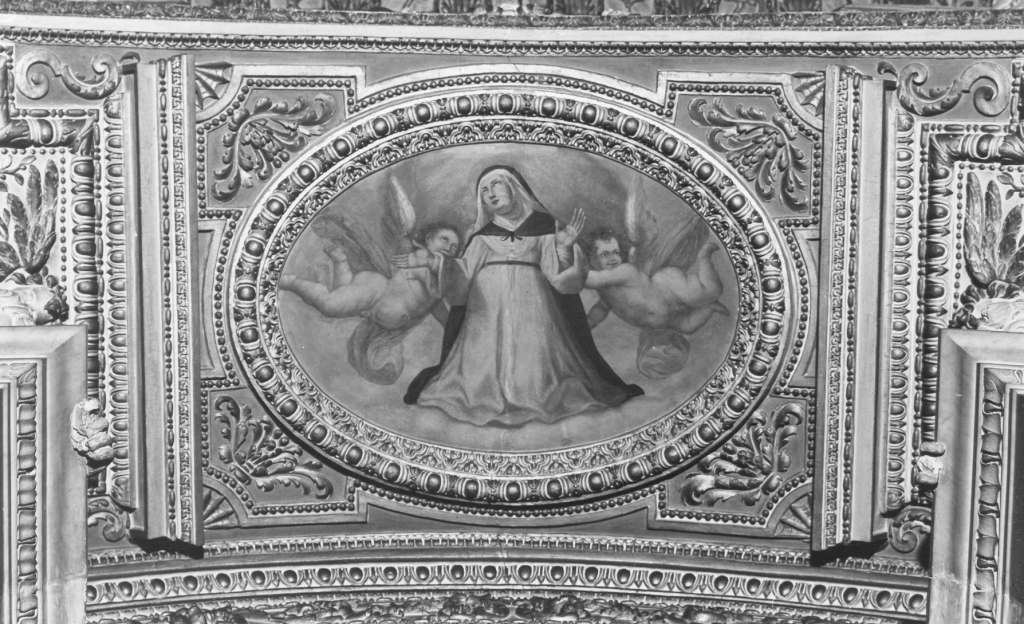 Santa Caterina da Siena (dipinto) di Allegrini Francesco (sec. XVII)