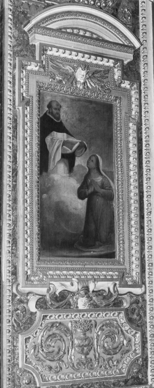 Santa Caterina da Siena (dipinto) di Allegrini Francesco (sec. XVII)