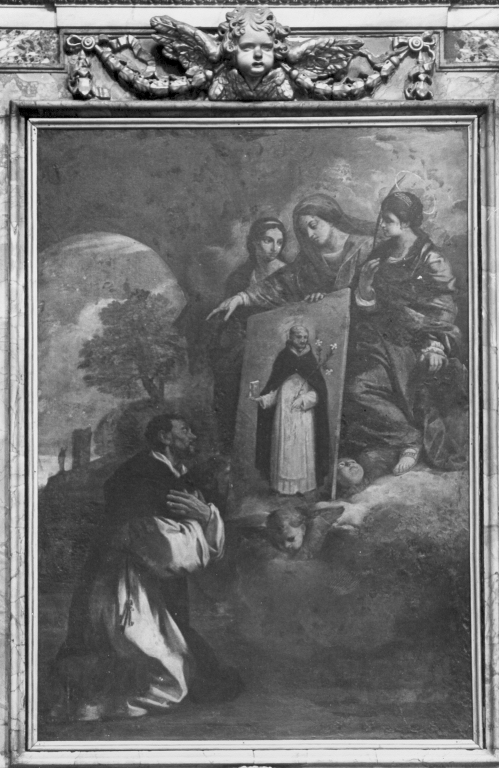 frate domenicano (pala d'altare) di Mola Pier Francesco (sec. XVII)