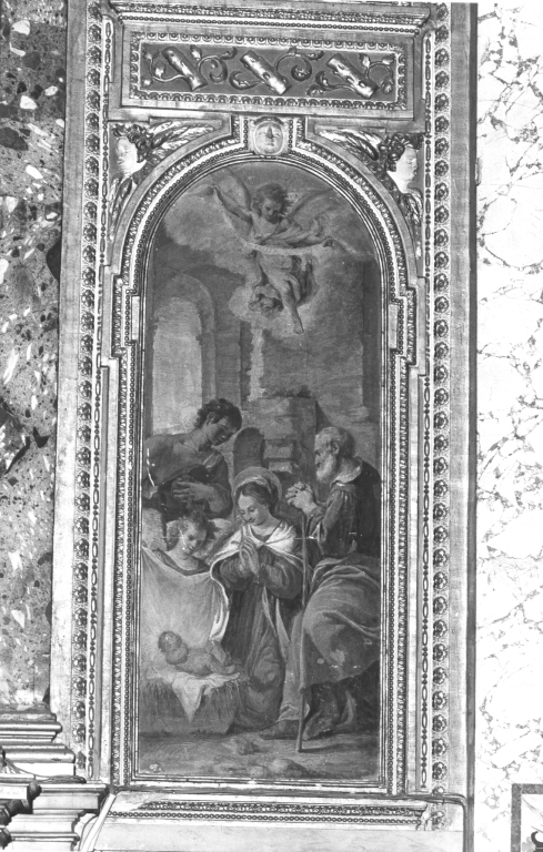 natività di Gesù (dipinto) di Gentile Luigi (sec. XVII)