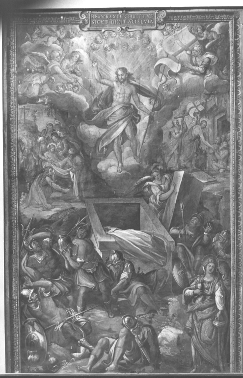 resurrezione di Cristo (dipinto) - ambito romano (sec. XVII)