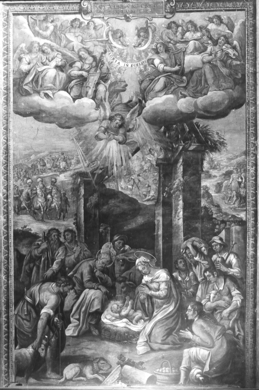 natività di Gesù (dipinto) - ambito romano (sec. XVII)