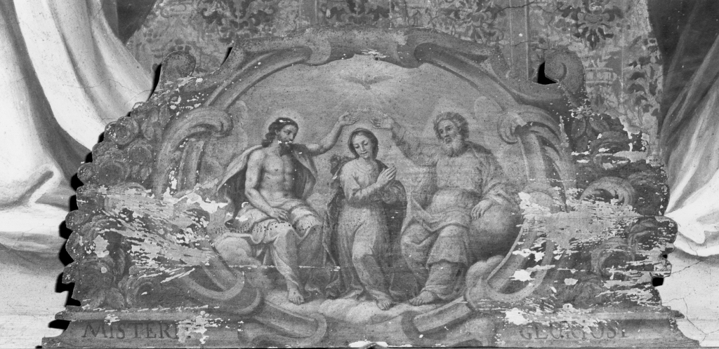 incoronazione di Maria Vergine (dipinto) - ambito romano (inizio sec. XVII)