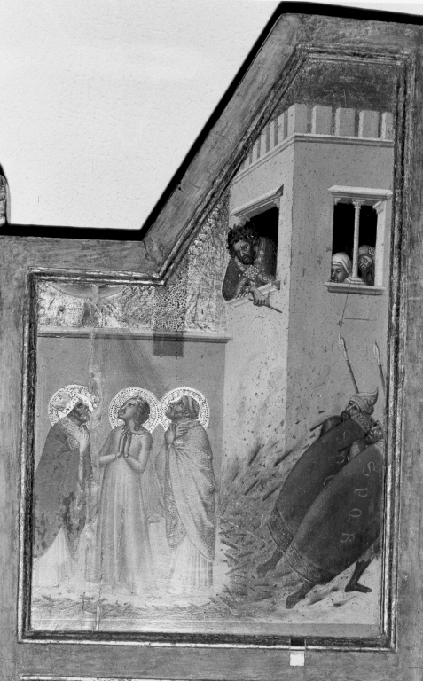 Santi (trittico, elemento d'insieme) di Vanni Lippo (sec. XIV)