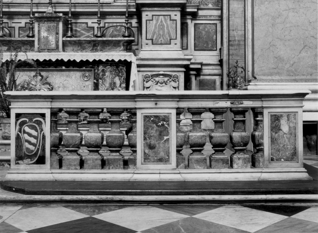 balaustrata - ambito romano (prima metà sec. XVII)