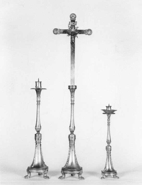 servizio d'altare - ambito romano (fine sec. XIX)