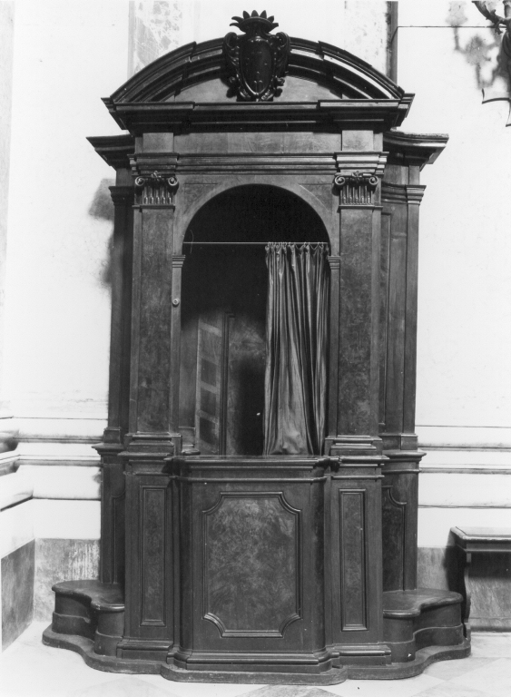 confessionale - ambito romano (seconda metà sec. XVIII)