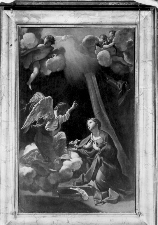 Annunciazione (dipinto) di Lanfranco Giovanni (primo quarto sec. XVII)