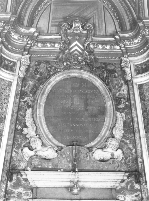 lapide - ambito romano (terzo quarto sec. XVII)