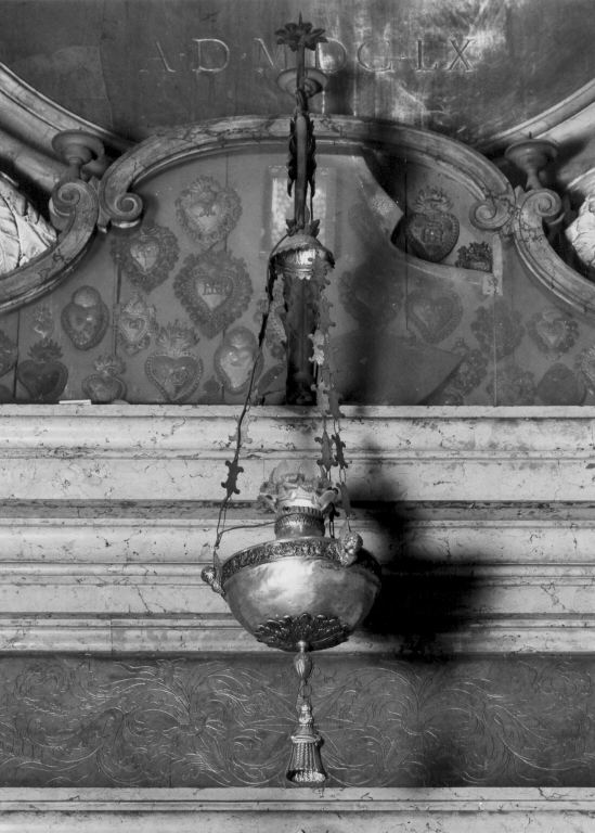 lampada pensile - ambito romano (seconda metà sec. XVIII)