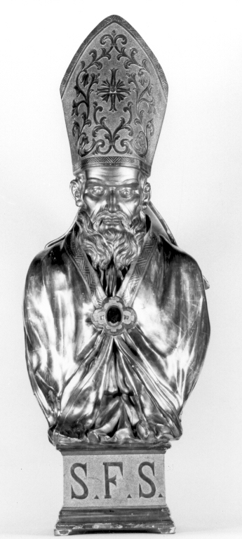 San Francesco (reliquiario - a busto) - ambito romano (prima metà sec. XIX)