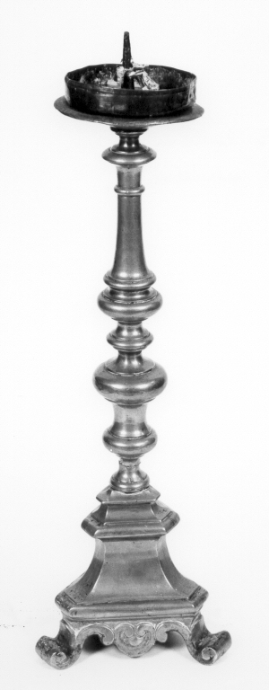 candeliere - ambito romano (prima metà sec. XVIII)