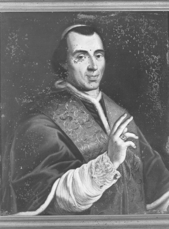 ritratto di ecclesiastico (dipinto) - ambito romano (inizio sec. XIX)