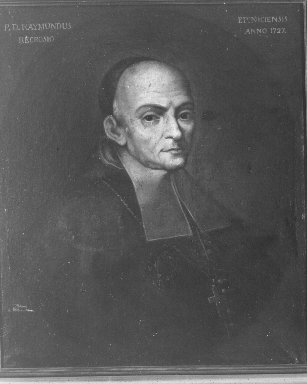 ritratto di ecclesiastico (dipinto) - ambito romano (sec. XVIII)