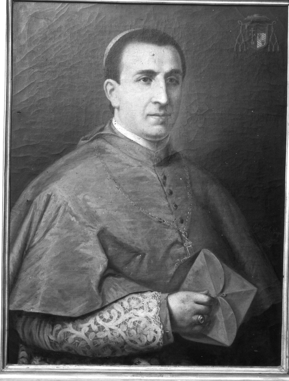 ritratto di ecclesiastico (dipinto) di Ruspi Ercole (sec. XIX)