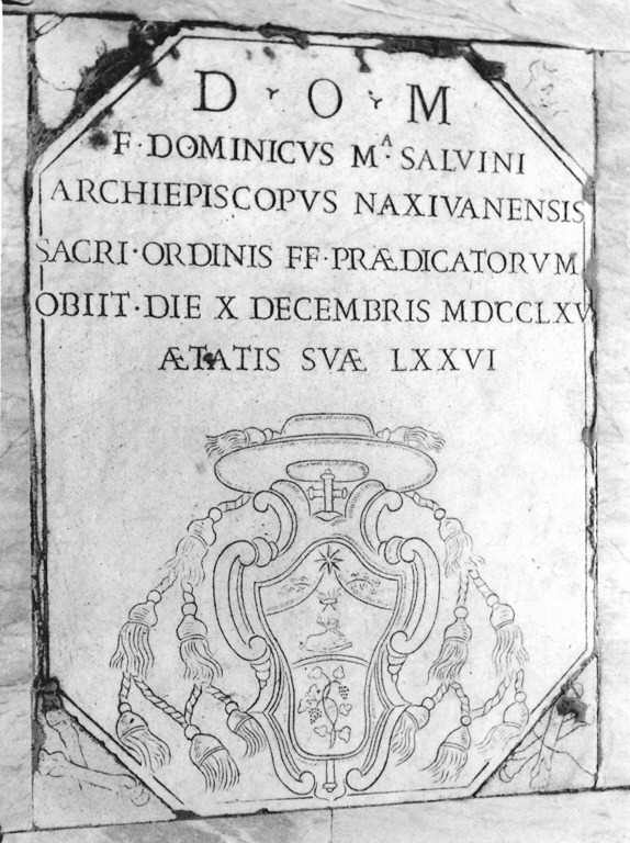 lapide tombale - bottega romana (sec. XVIII)