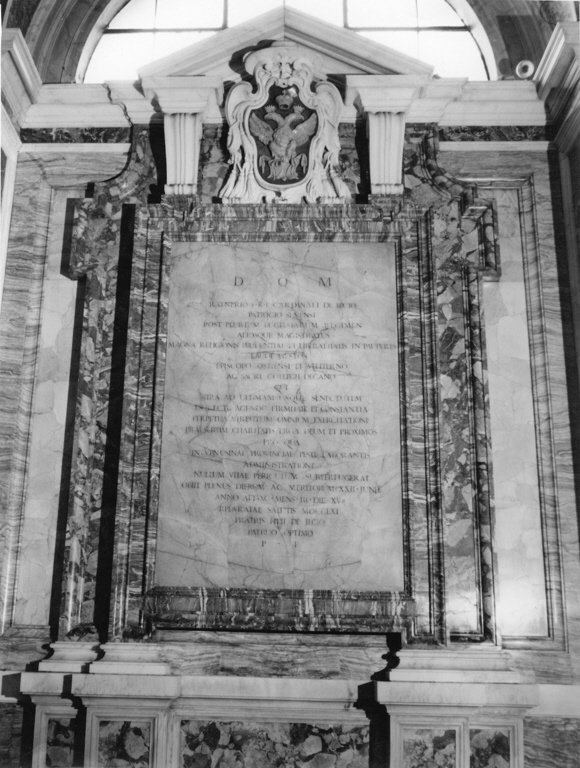 monumento funebre - bottega romana (sec. XVIII)