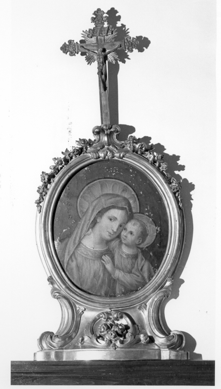 Madonna con Bambino (dipinto) - ambito romano (fine sec. XVIII)