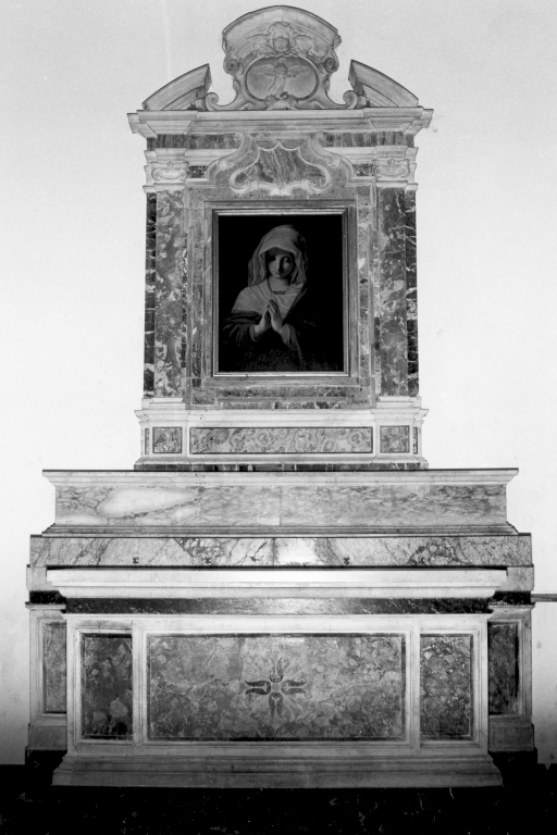 altare - ambito romano (seconda metà sec. XVIII)