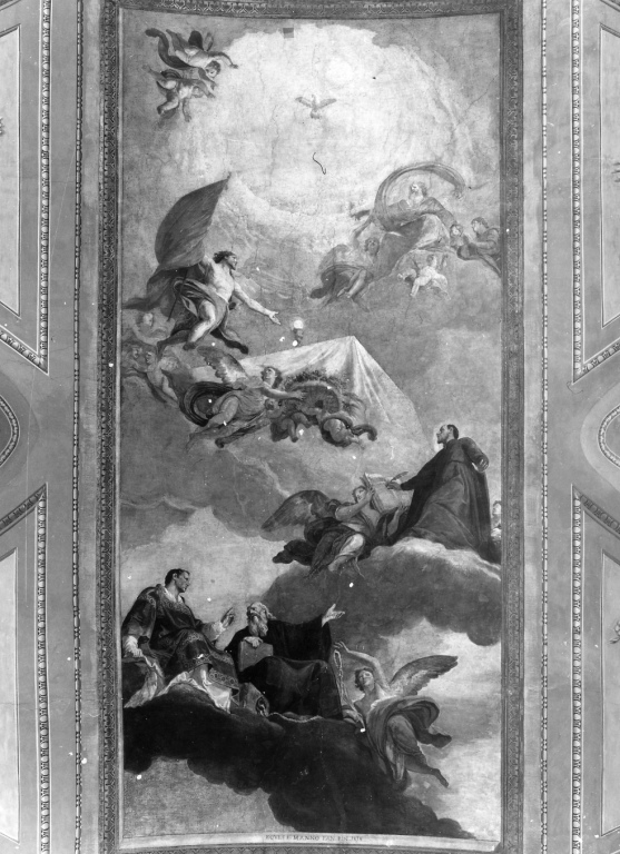 Santi (dipinto) di Manno Francesco (sec. XIX)