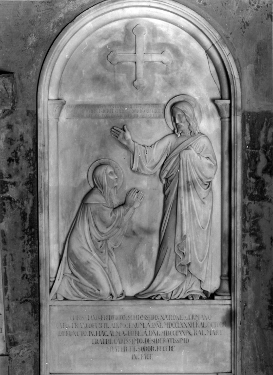 lapide tombale - ambito romano (sec. XIX)