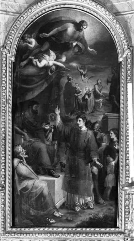 Santi (dipinto) di Pascucci Vincenzo - ambito romano (sec. XVIII)