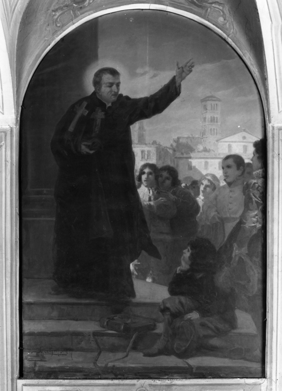 Santo (dipinto) di Galimberti Silvio (sec. XIX)