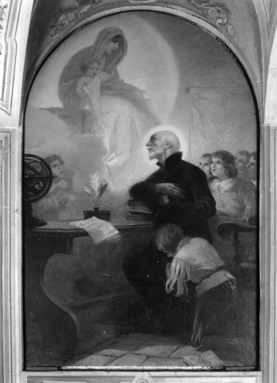 San Filippo Neri (dipinto) di Galimberti Silvio (sec. XIX)