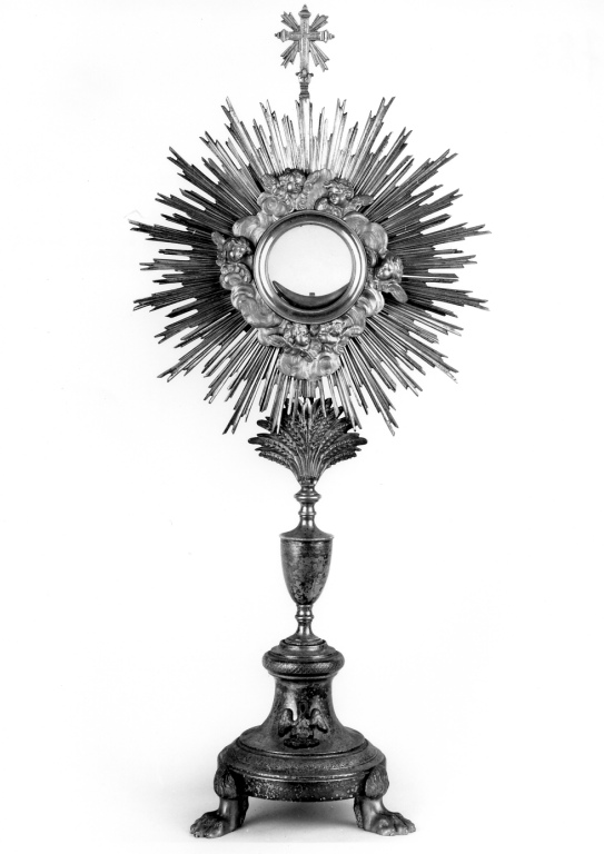 ostensorio - ambito romano (sec. XIX)