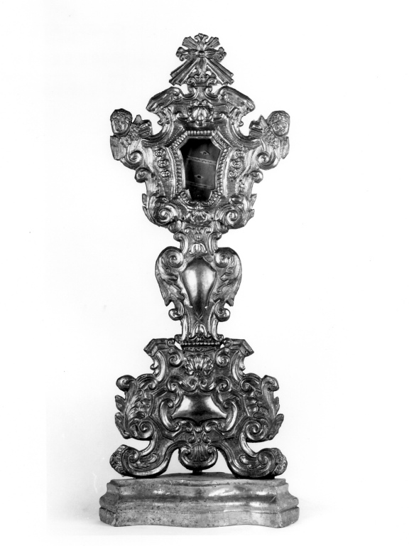 reliquiario - a ostensorio - ambito romano (fine/inizio secc. XVIII/ XIX)