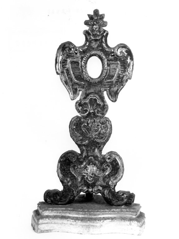 reliquiario - a ostensorio - ambito romano (sec. XVIII)