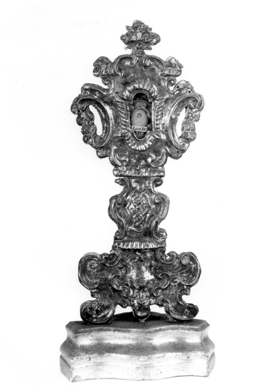 reliquiario - a ostensorio - ambito romano (sec. XVIII)