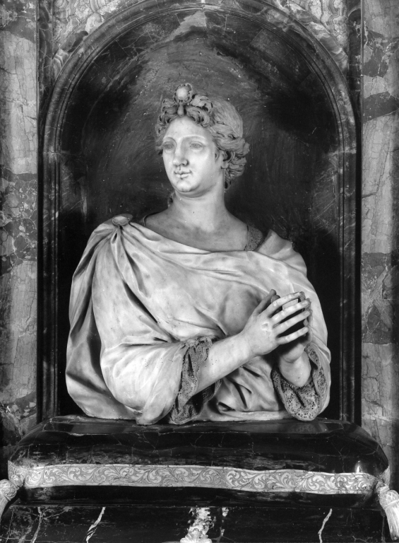 ritratto di donna (busto) di Contini Giovan Battista (sec. XVIII)