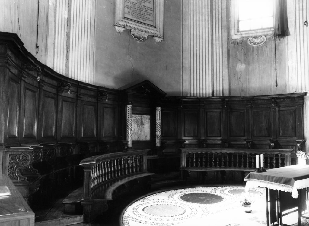 stalli del coro - ambito romano (sec. XVII)