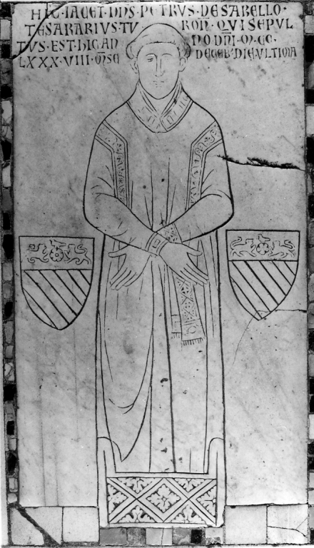 stemma (lapide tombale) - ambito romano (sec. XIII)