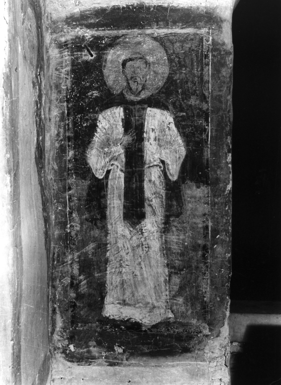 Santo monaco (dipinto) - ambito romano (sec. XIII)