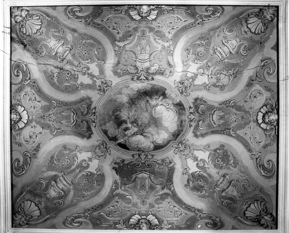 motivi decorativi (dipinto) - ambito romano (sec. XVIII)